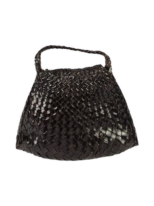 doctor bag donna in pelle intrecciata marrone. Vetra Studio | ANNE-WOVENV02